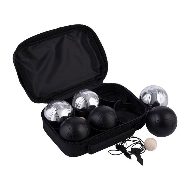 Jeu de boules set in tas