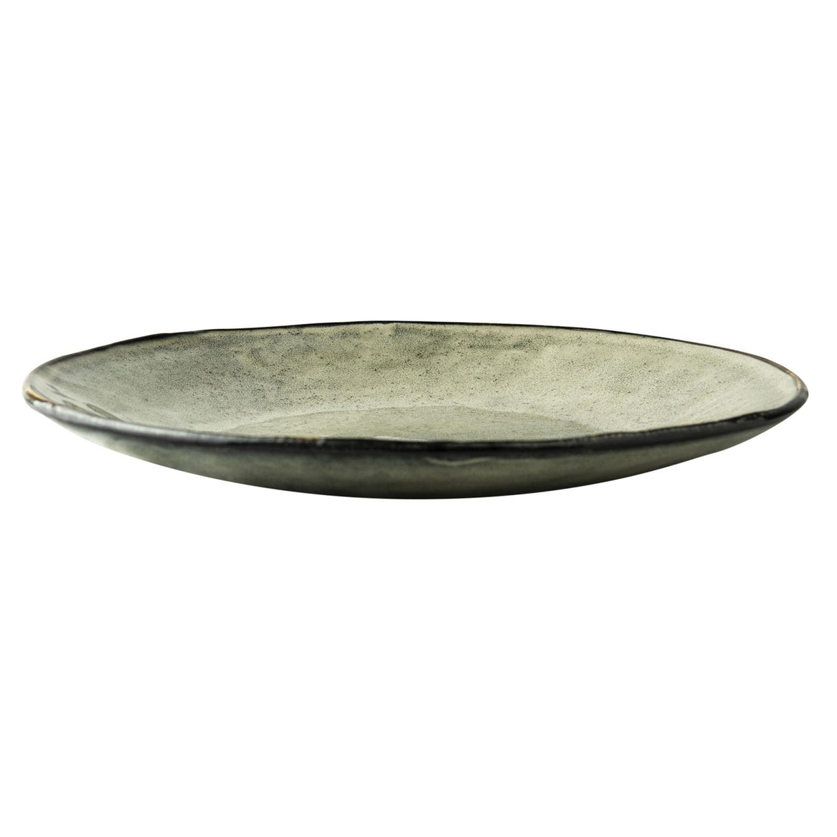 Dutch rose organic bord 26,5cm groen 4st