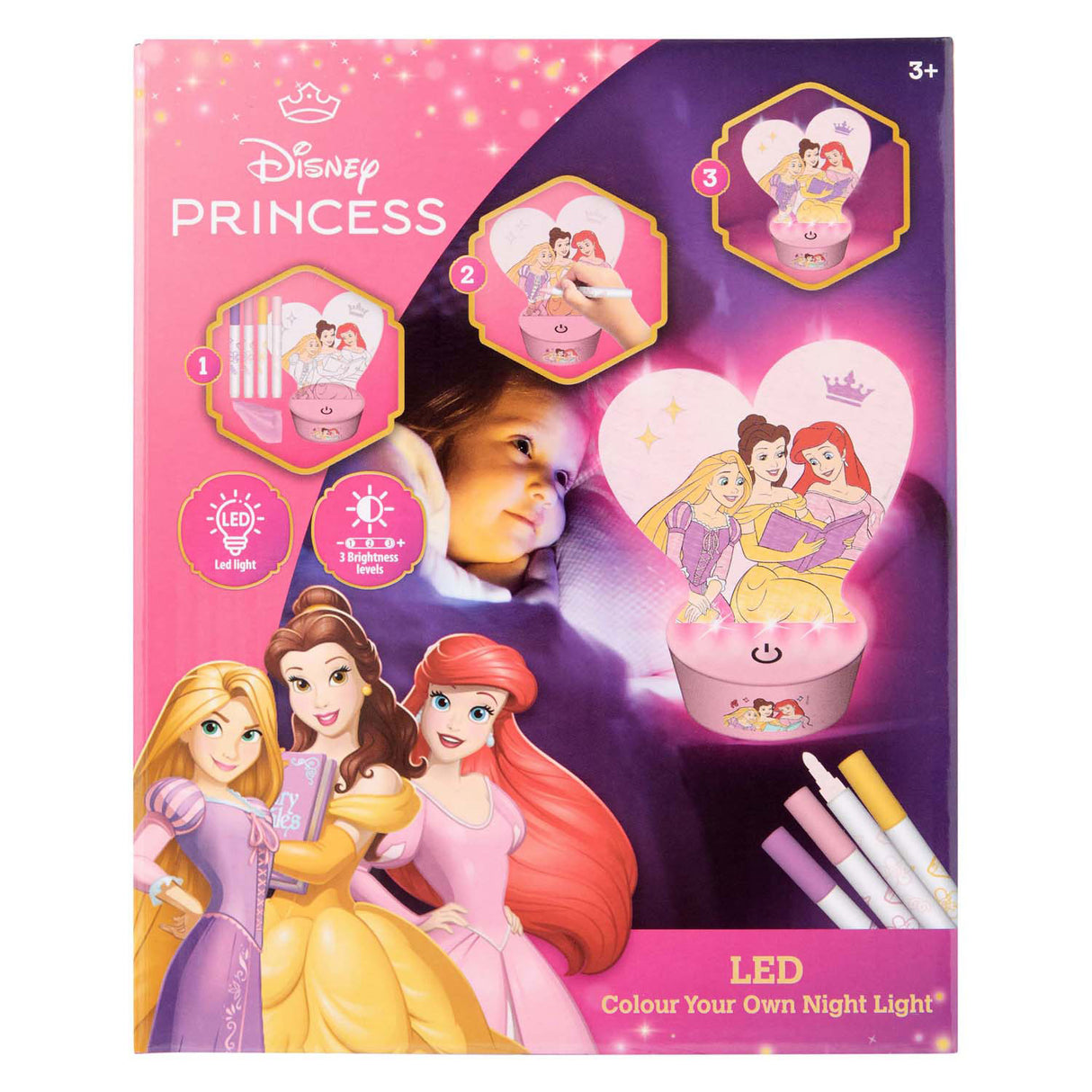 Canenco disney princess maak je eigen led nachtlampje