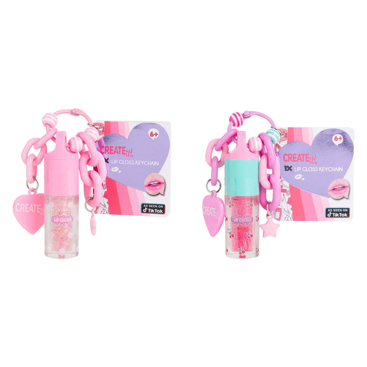Canenco create it! beauty lipgloss chunky sleutelhanger