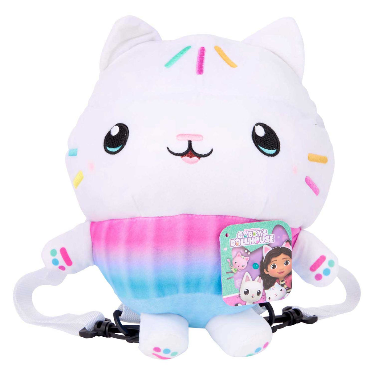 Canenco gabby's poppenhuis rugtas 3d pluche cakey