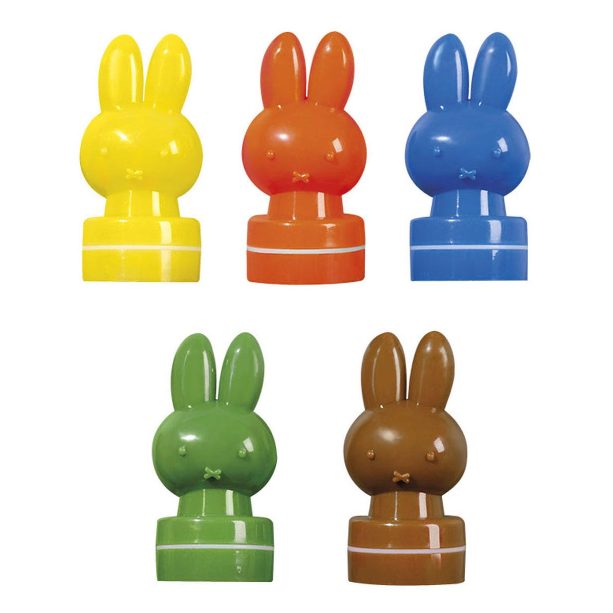 Totum nijntje stempels, 5 stuks zelf inktend, stempelen, stempelset - creatief peuter kleuter speelgoed - vanaf 3 jaar - bambolino toys knutselen junior