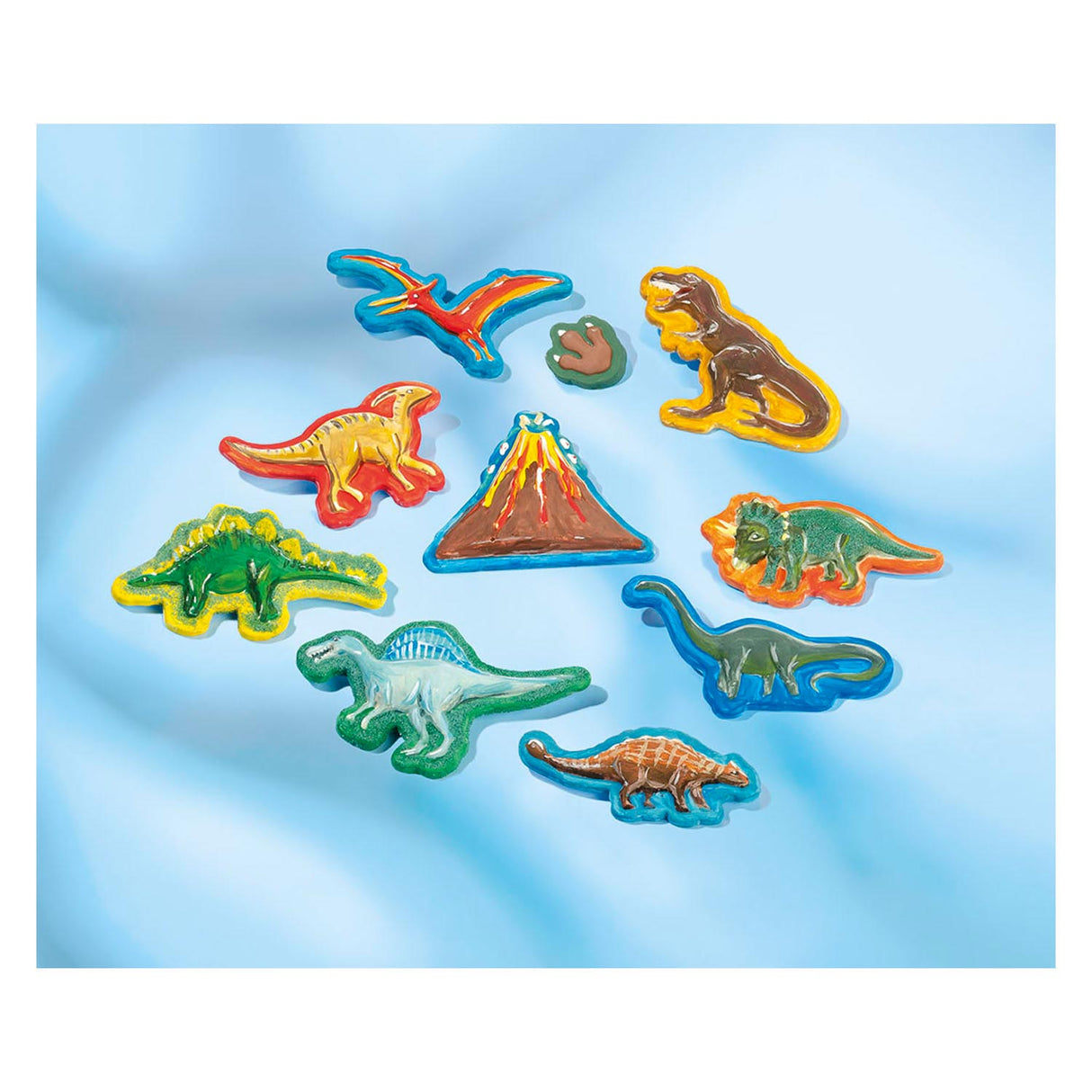 Totum dino forever - gips gieten en schilderen
