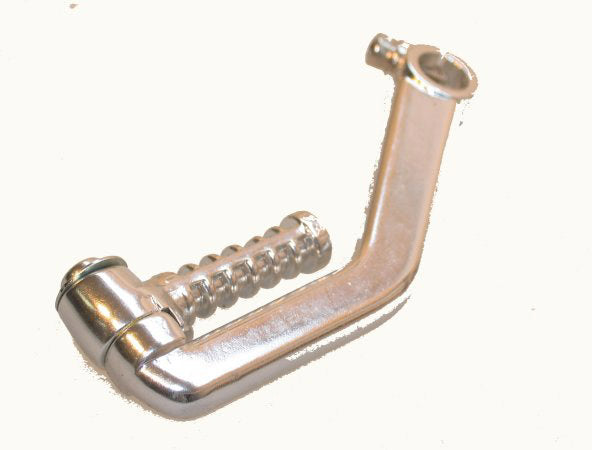 Edge kickstarter piaggio vespa gilera scooter 2 takt 50cc - aluminium zilver