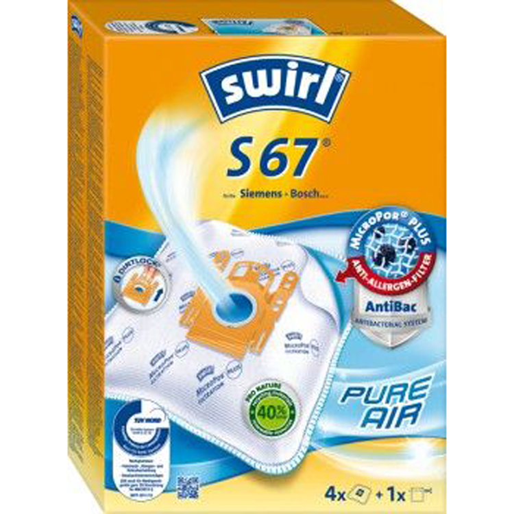 Swirl? 1024861 - swirl stofzuigerzak s67 4 mp + | 3 stuks