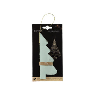 Kaemingk boom papier fsc 100%dia11.25cm x h.15cm | 6 stuks