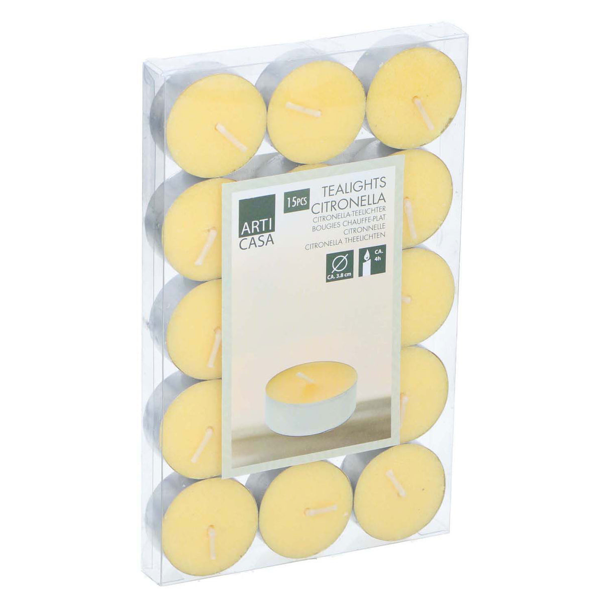 Citronellakaars buiten, 15st.