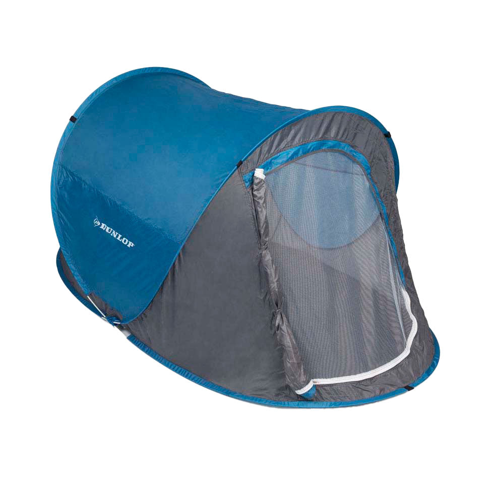 Dunlop pop-up tent voor 2 personen - 255x155x95 cm - snel opzetbaar weerbestendig