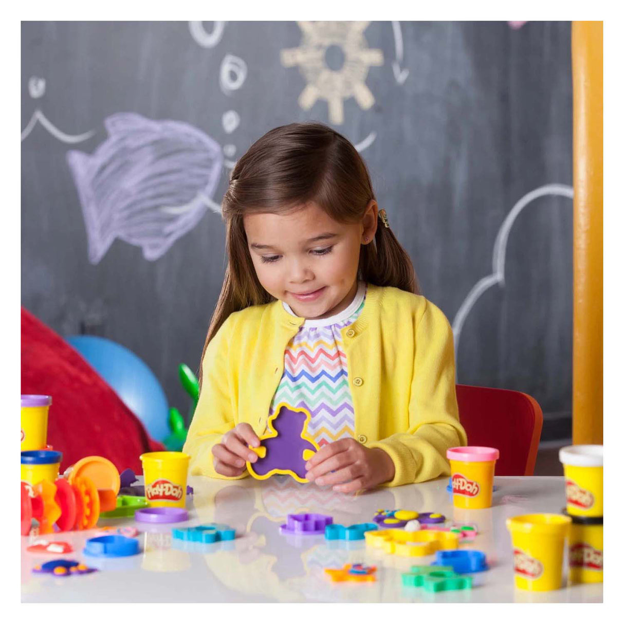 Hasbro play-doh toolkit met +30 onderdelen 10 kleipotjes