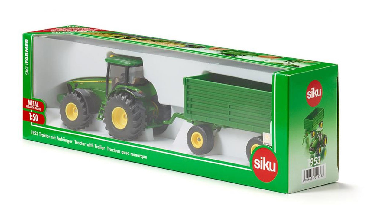 Siku 1953 traktor met aanhanger