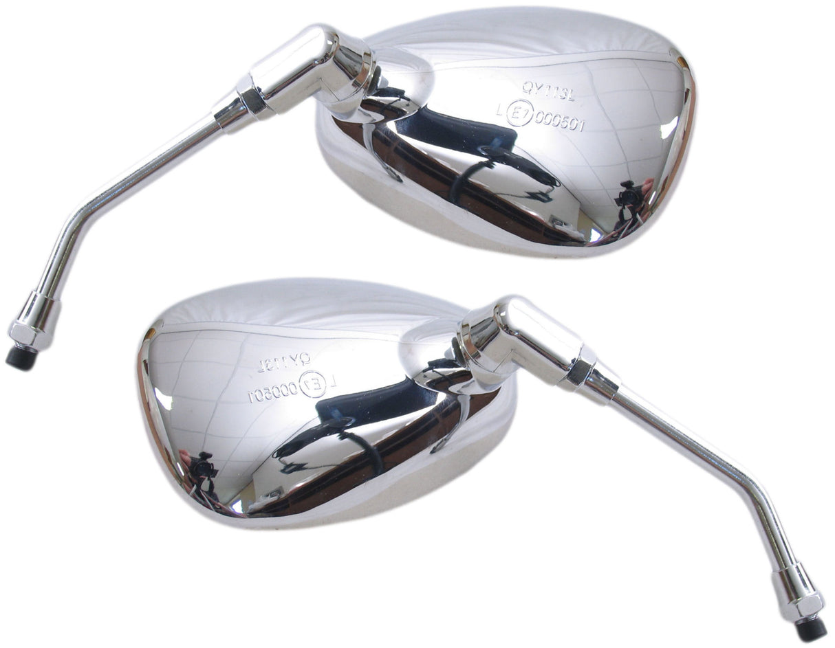 Edge spiegelset china scooter grand retro chroom