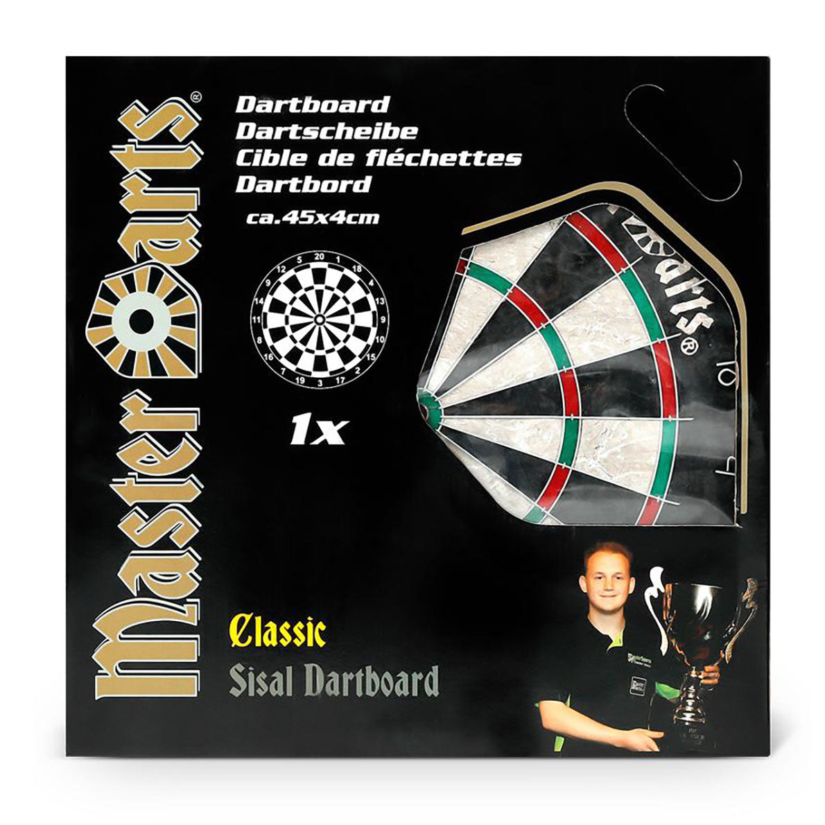 Master darts klassiek dartbord