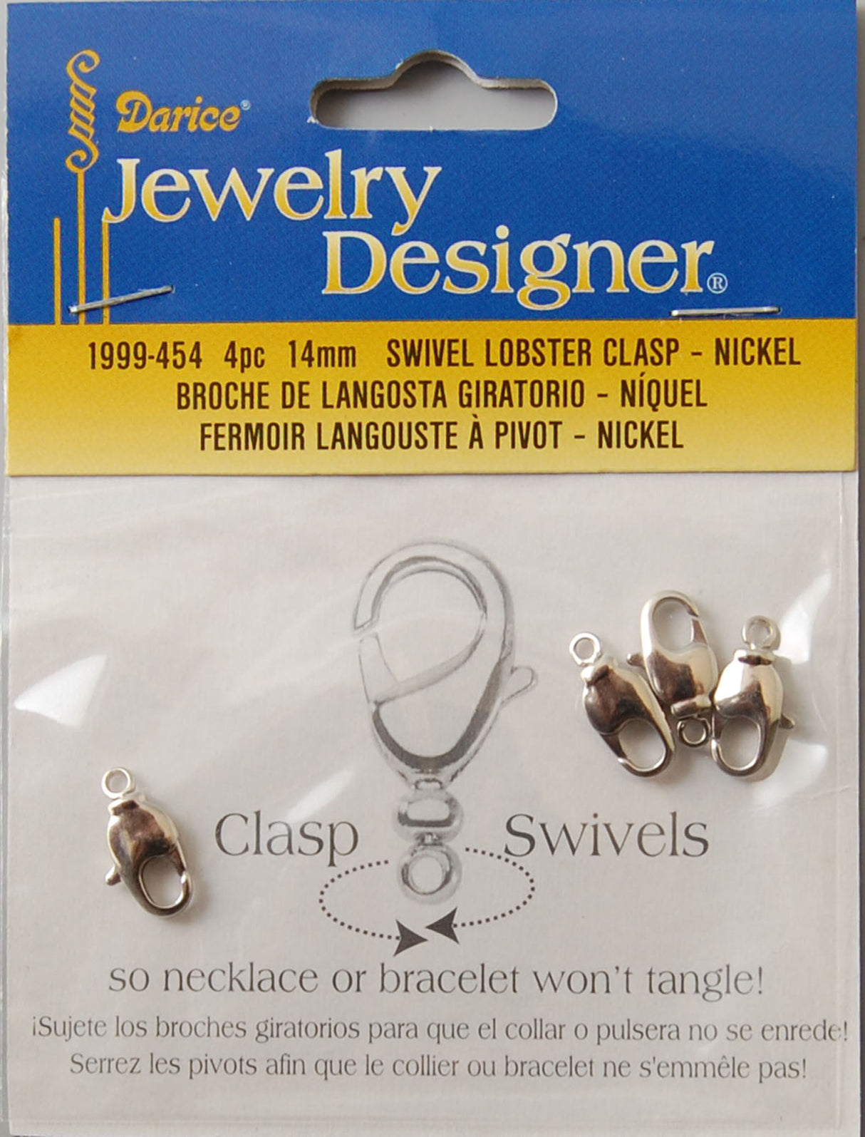Vaessen creative • karabijnsluiting 14mm silver