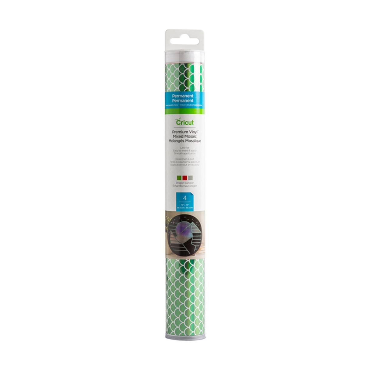 Cricut • premium vinyl mosaic permanent 30,5x122cm draak