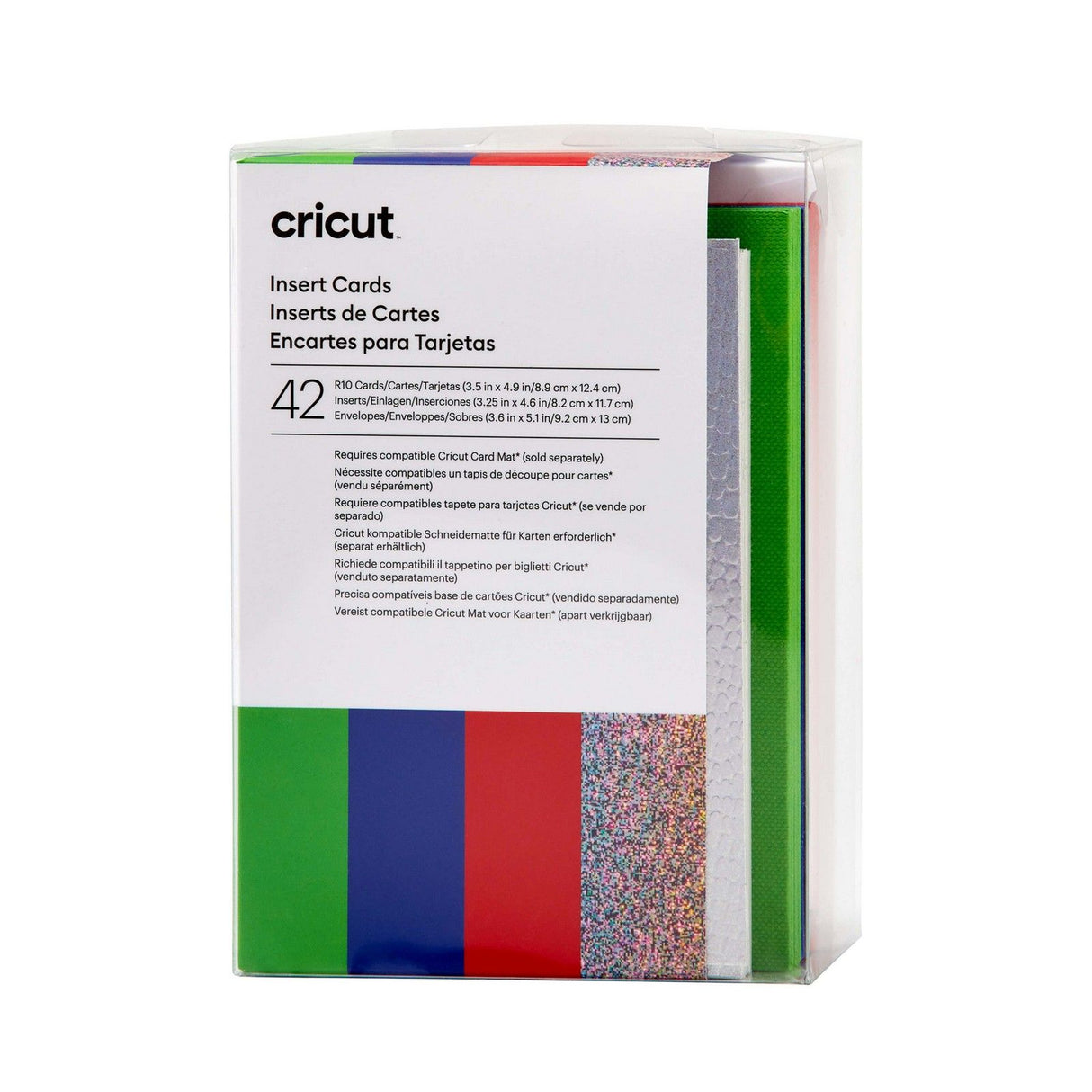 Cricut • insert cards rainbow r10