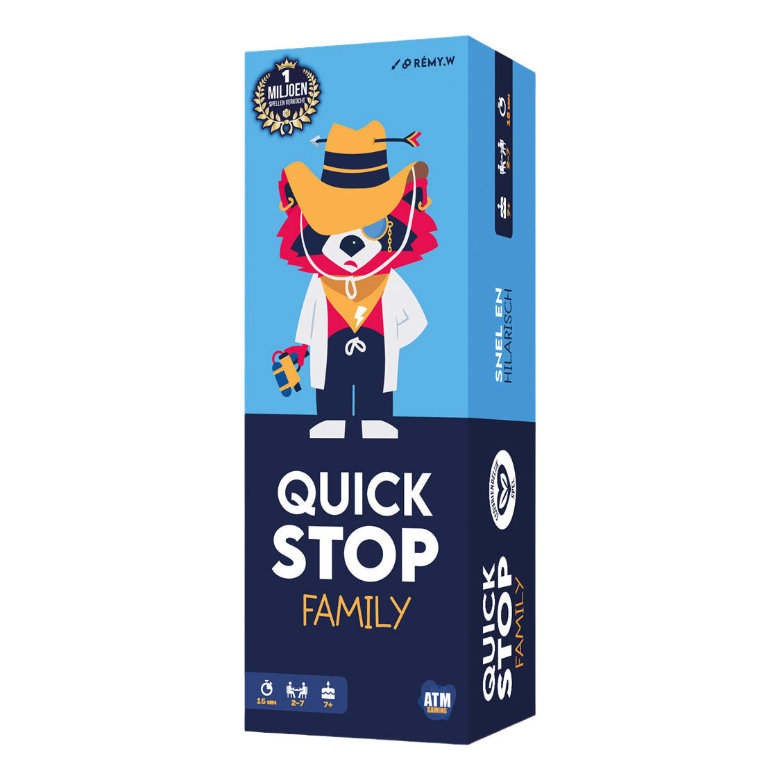Asmodee quickstop family razendsnel kaartspel