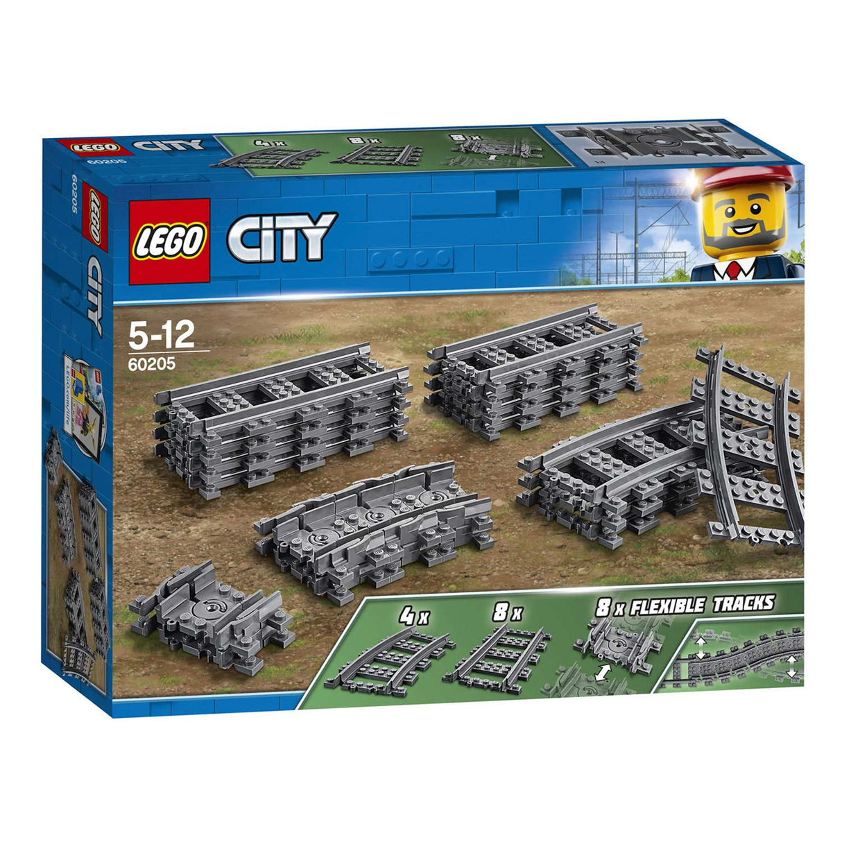 Lego city treinrails 60205