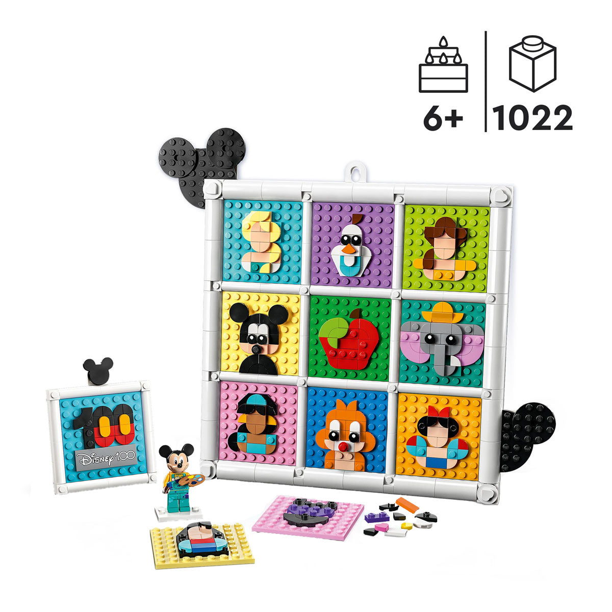Lego disney - 100 jaar disney animatiefiguren constructiespeelgoed (43221)