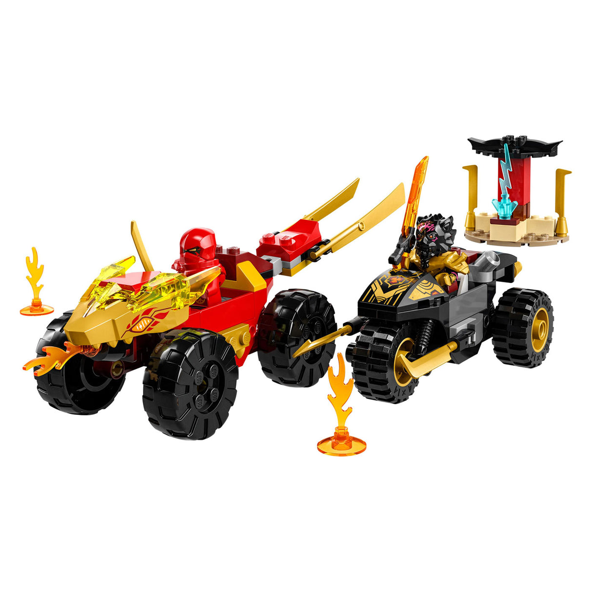 Lego LEGO Ninjago 71789 Kai en Ras' Duel Tussen Auto en Motor