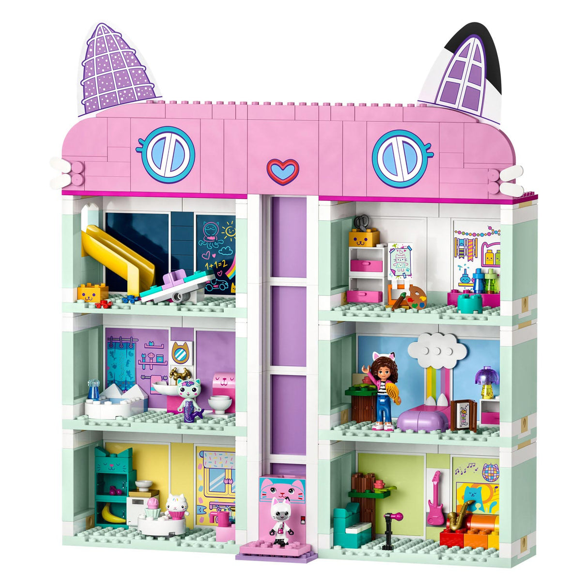 Lego gabby's poppenhuis gabby's poppenhuis speelgoed speelgoed met 4 minifiguren en accessoires voor kinderen 4+ - 10788