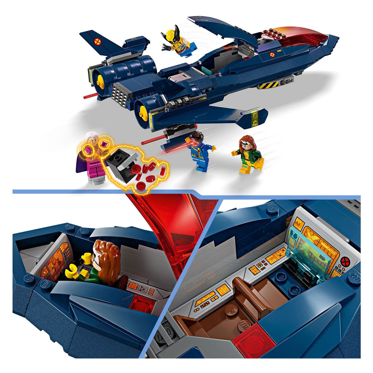 Lego super heroes 76281 x-men x-jet