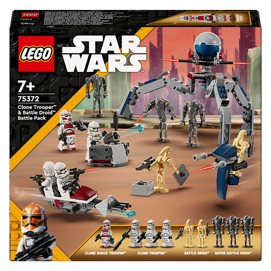 Lego star wars clone trooper™ battle droid™ battle pack - 75372