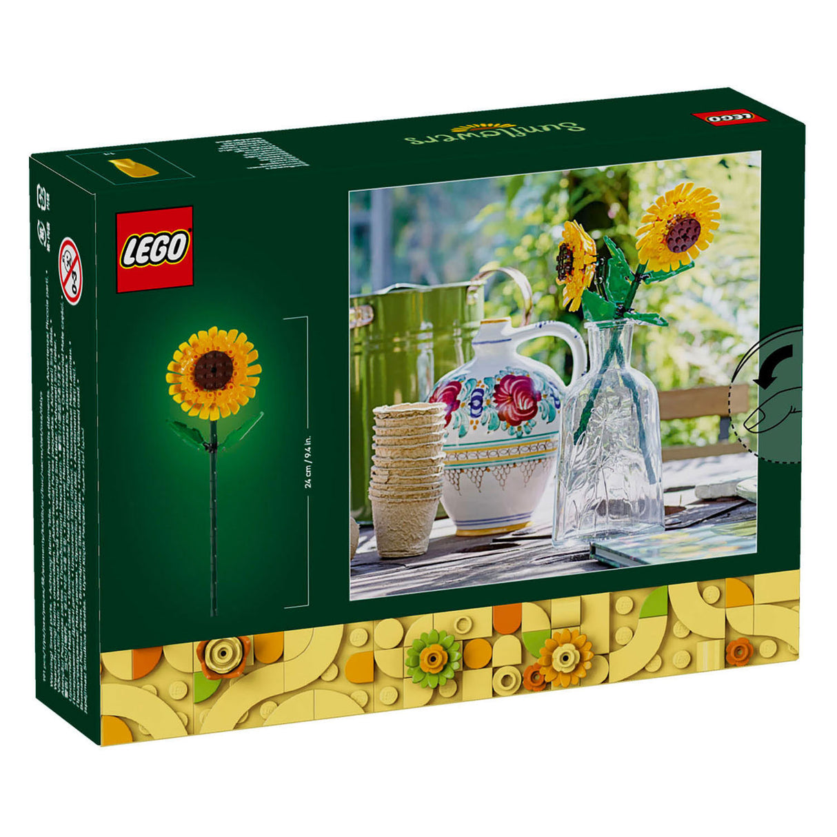 Lego iconic zonnebloemen - botanical collection - 40524