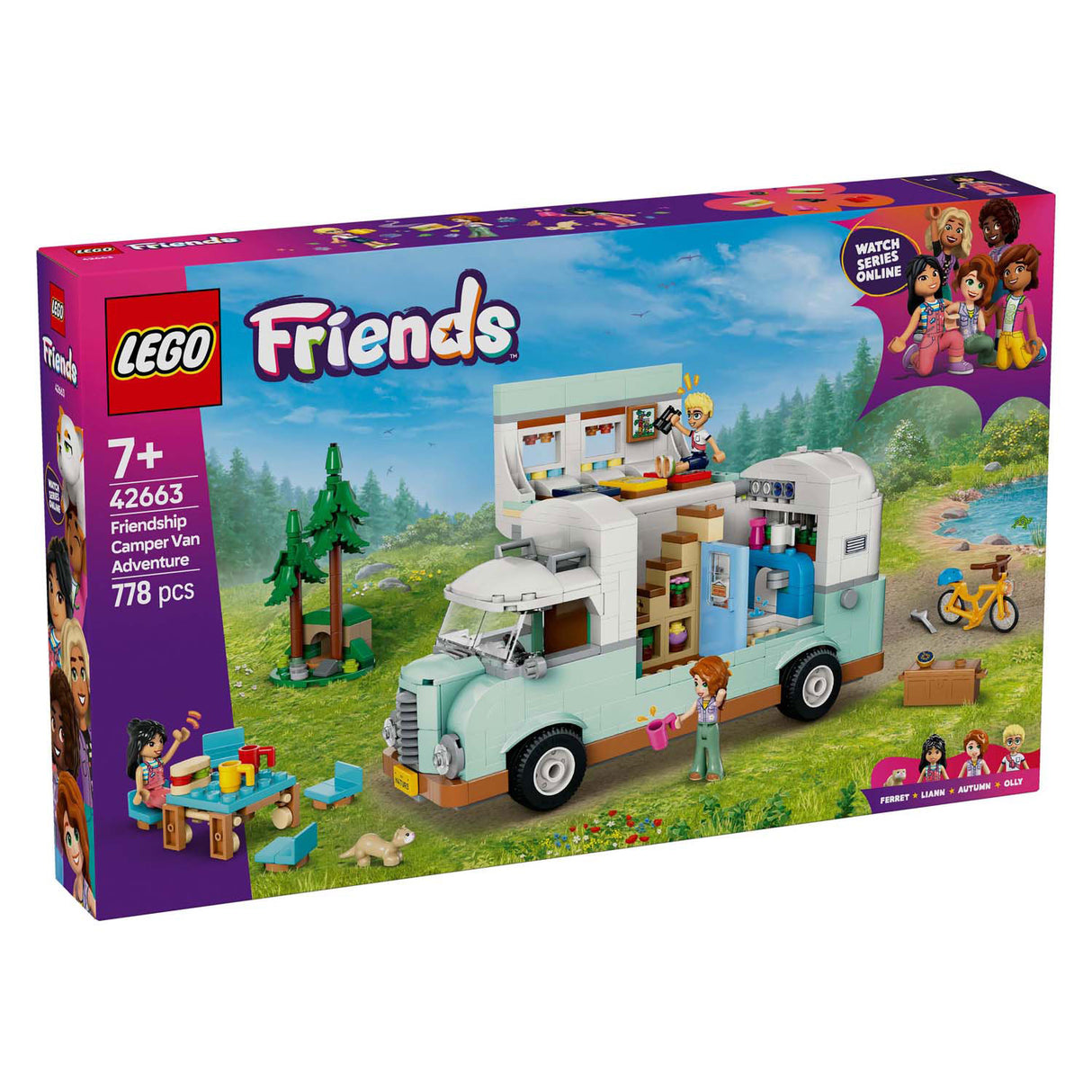 Lego friends camperavontuur met vrienden - 42663