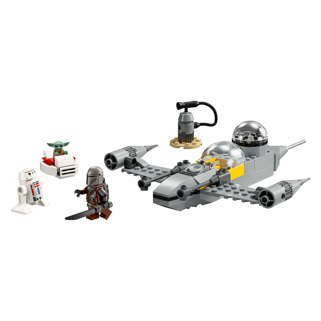 Lego star wars™ mando en grogu’s n-1 starfighter™ - 75410