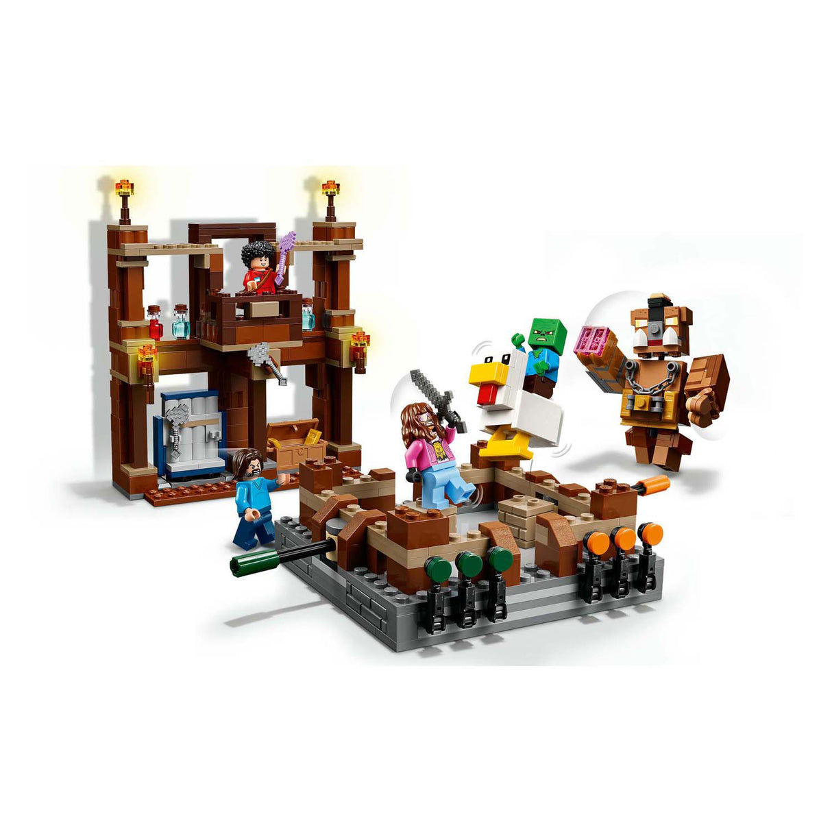 Lego minecraft de arena bij het boslandhuis - 21272