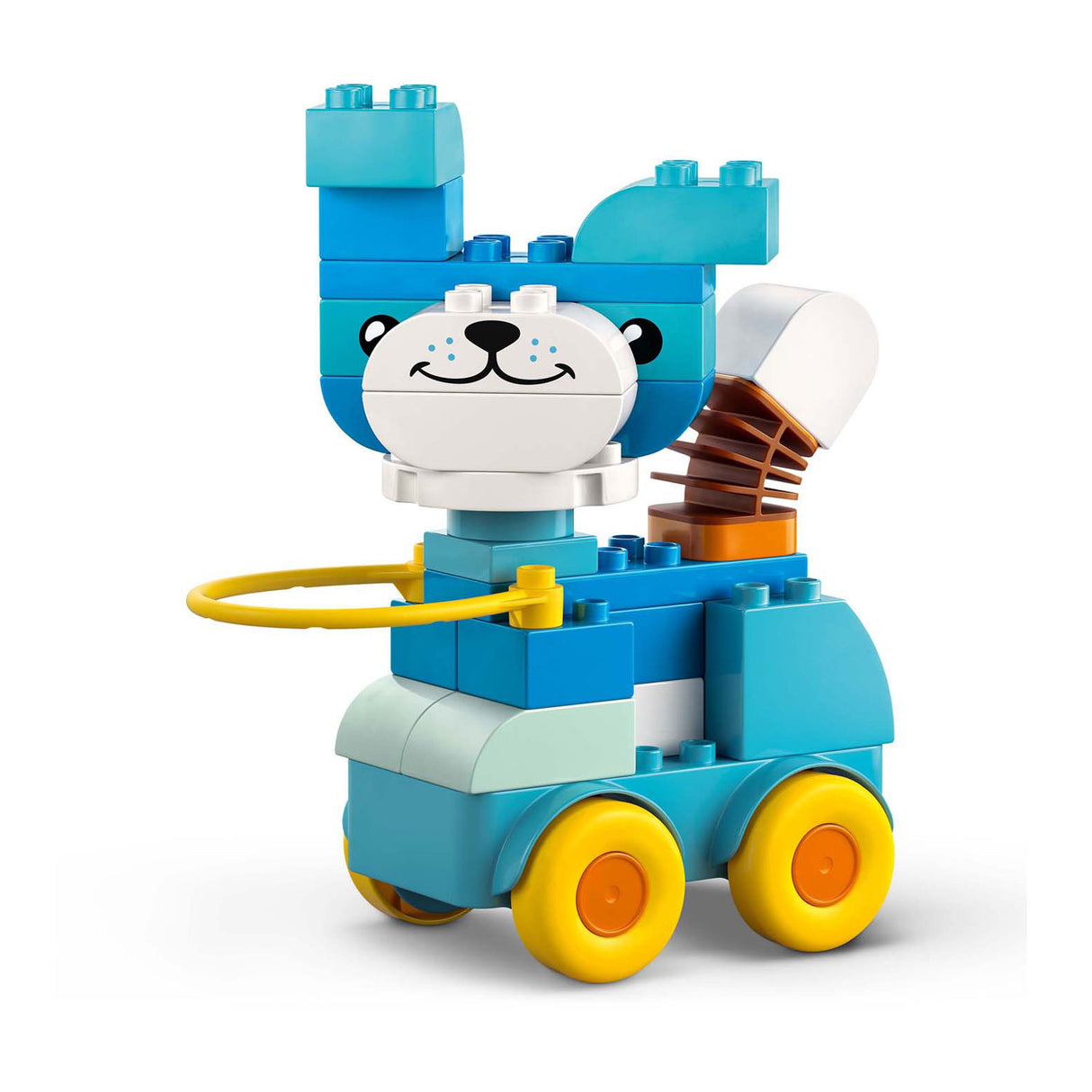 Lego duplo 3-in-1 dieren op wielen peuterspeelgoed - 10448