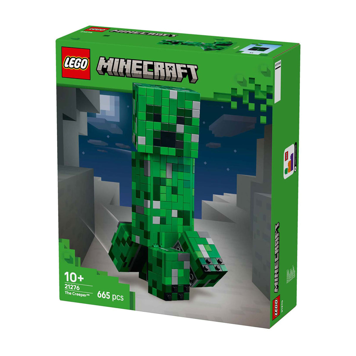Lego minecraft de creeper actiefiguur bouwpakket - 21276