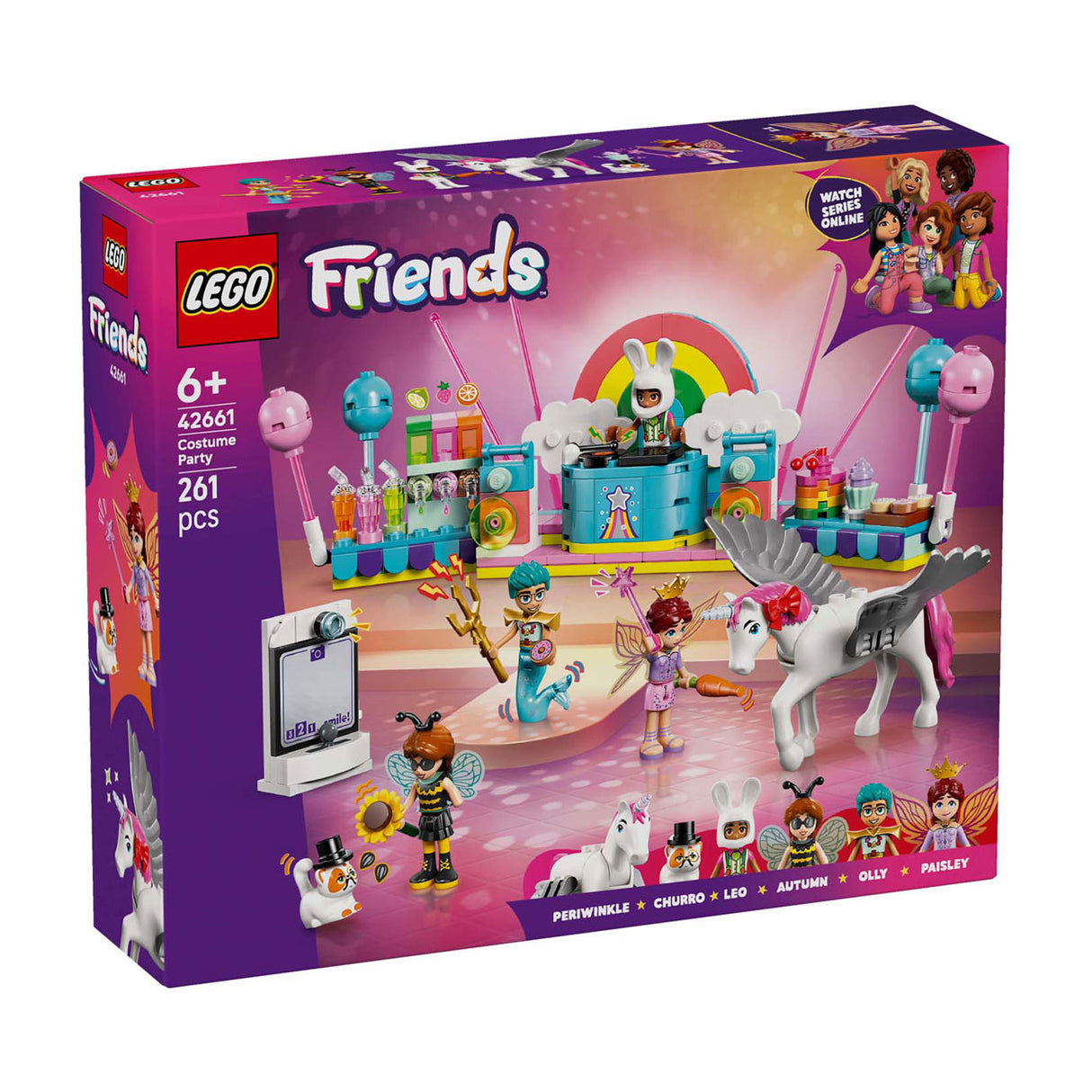 Lego ® friends verkleedfeestje met eenhoorn en fee - 42661
