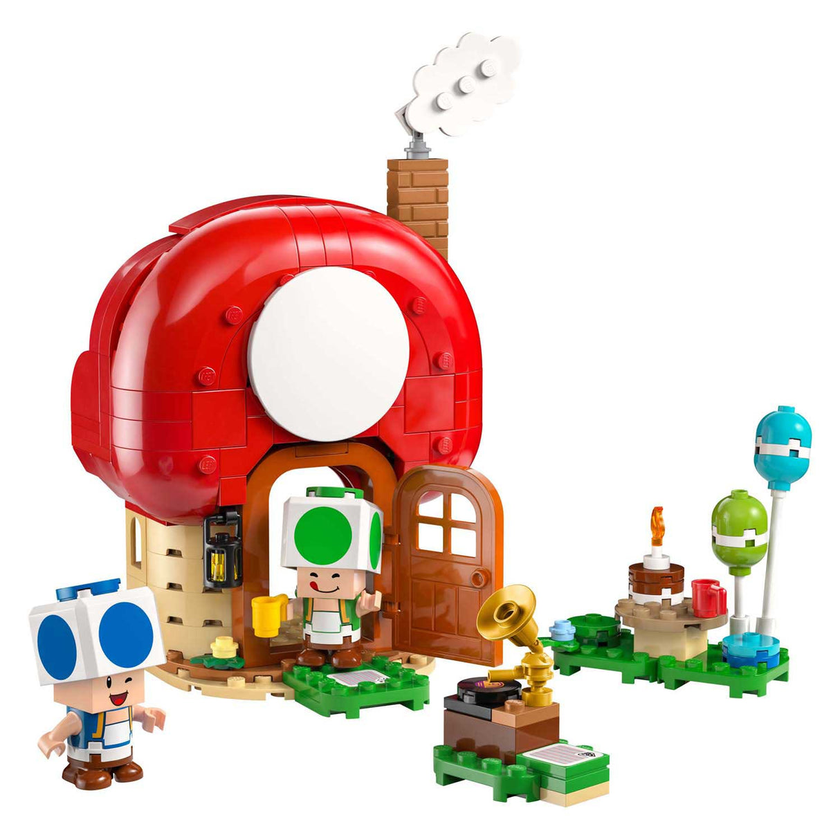 Lego ® super mario™ toads huisfeestje, speelgoed - 72041