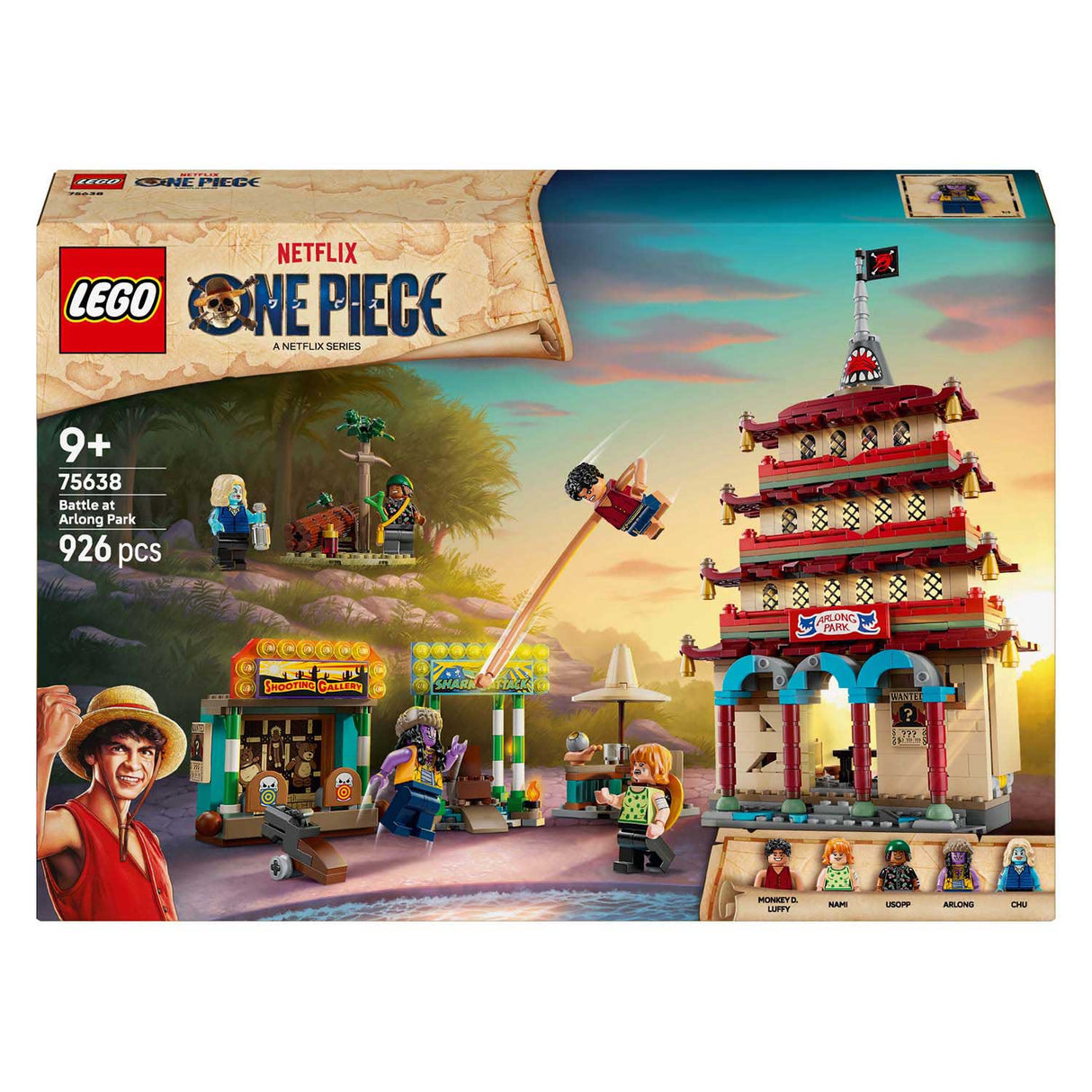 Lego ® one piece de strijd bij arlong park bouwset - 75638