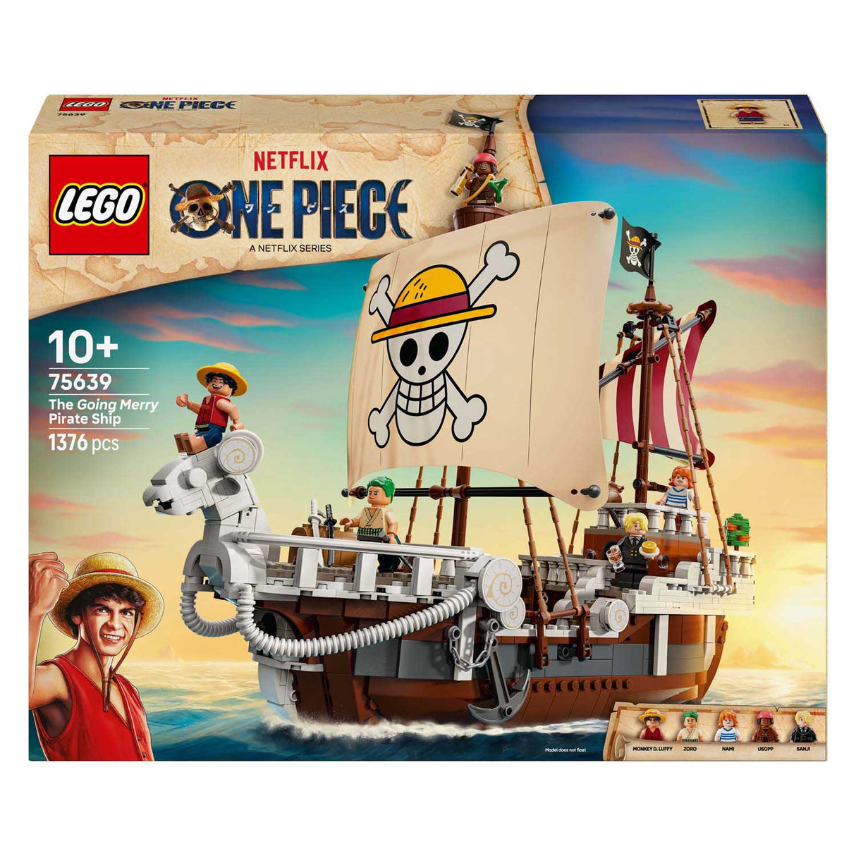 Lego ® one piece het piratenschip going merry bouwset - 75639
