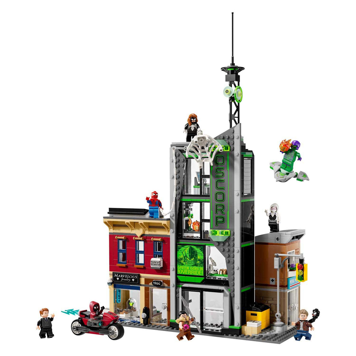 Lego super heroes marvel 76324 spider-man vs. oscorp