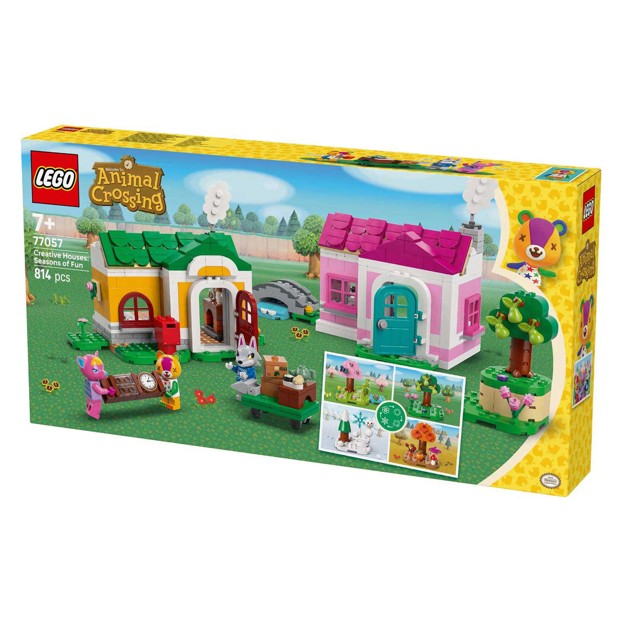 Lego ® animal crossing™ creatieve huizen: seizoenenlang plezier - 77057