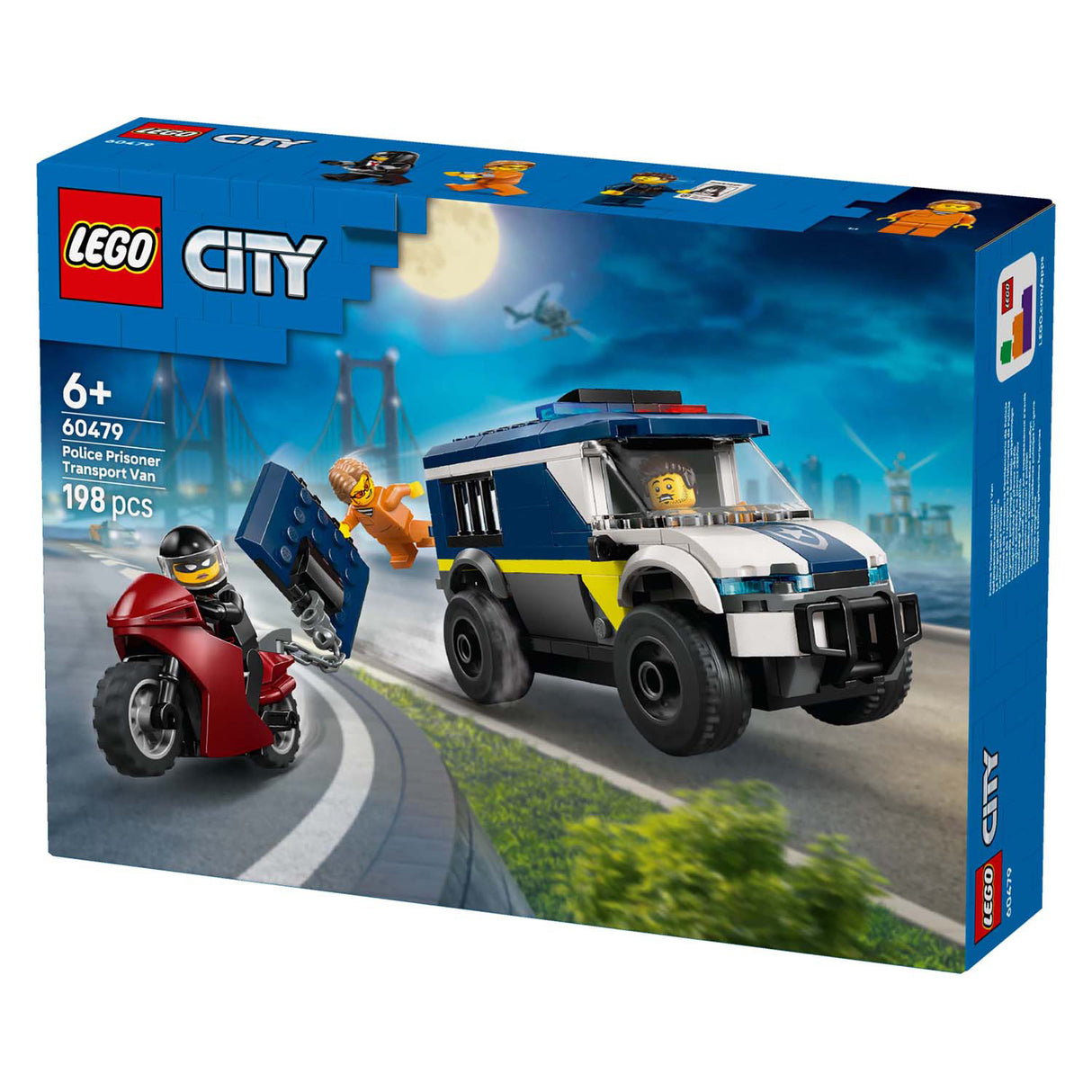 Lego city 60479 politie gevangenentransport