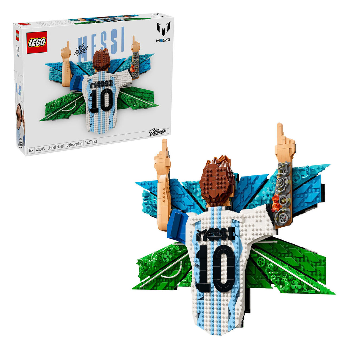 Lego editions 43018 lionel messi viering