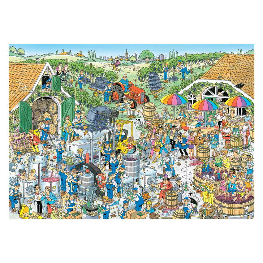 Jumbo jan van haasteren legpuzzel - de wijnmakerij, 1000st.