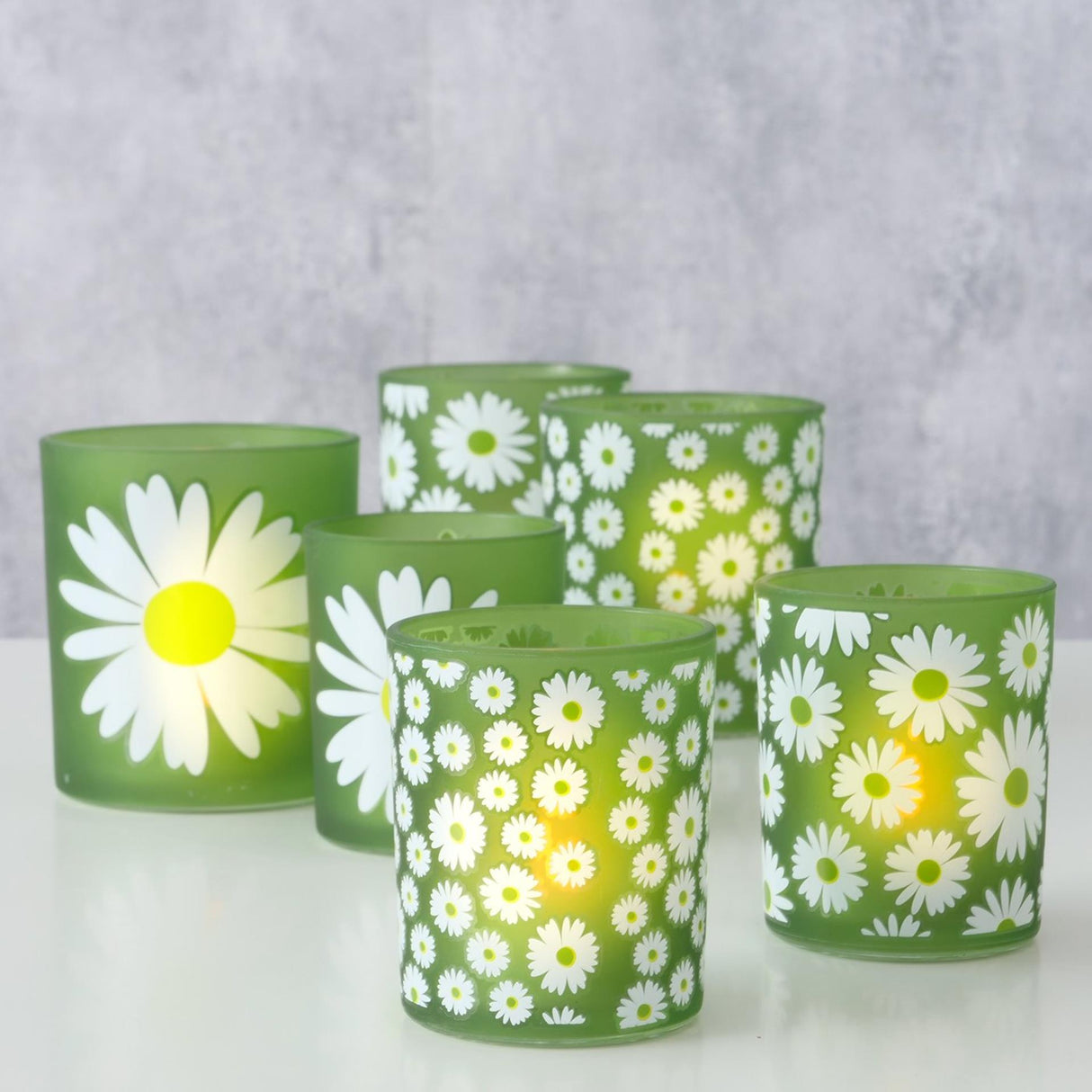 Boltze home windlicht daisie 2-delig