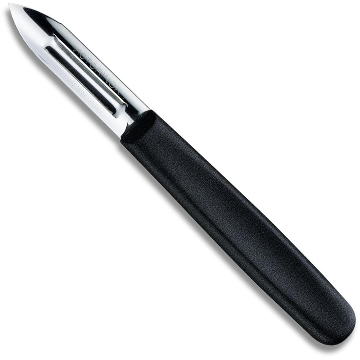 Victorinox swissclassic dunschiller zwart dubbel met 6cm lemmet