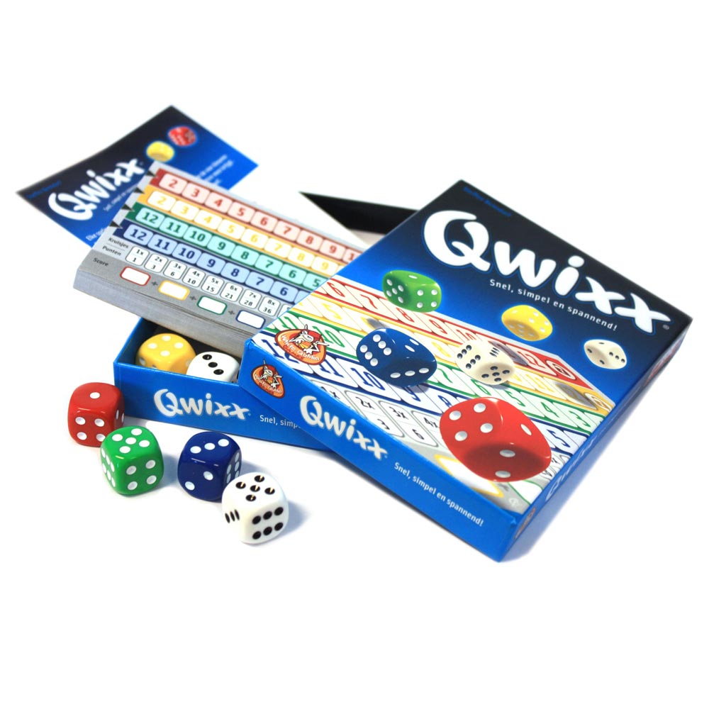 White goblin games qwixx dobbelspel (nederlands, 2 - 5 spelers, 15 minuten, vanaf 8 jaar)