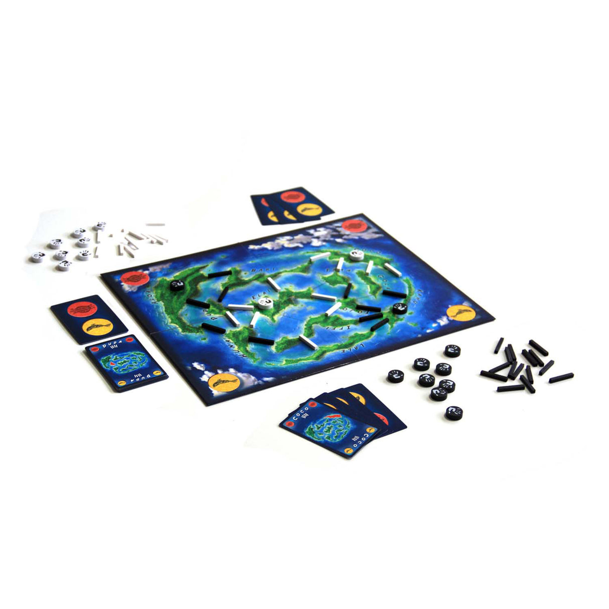 White goblin games - kahuna - 2 persoonsspel - 2 spelers - tactisch spel - 30 minuten - vanaf 10 jaar