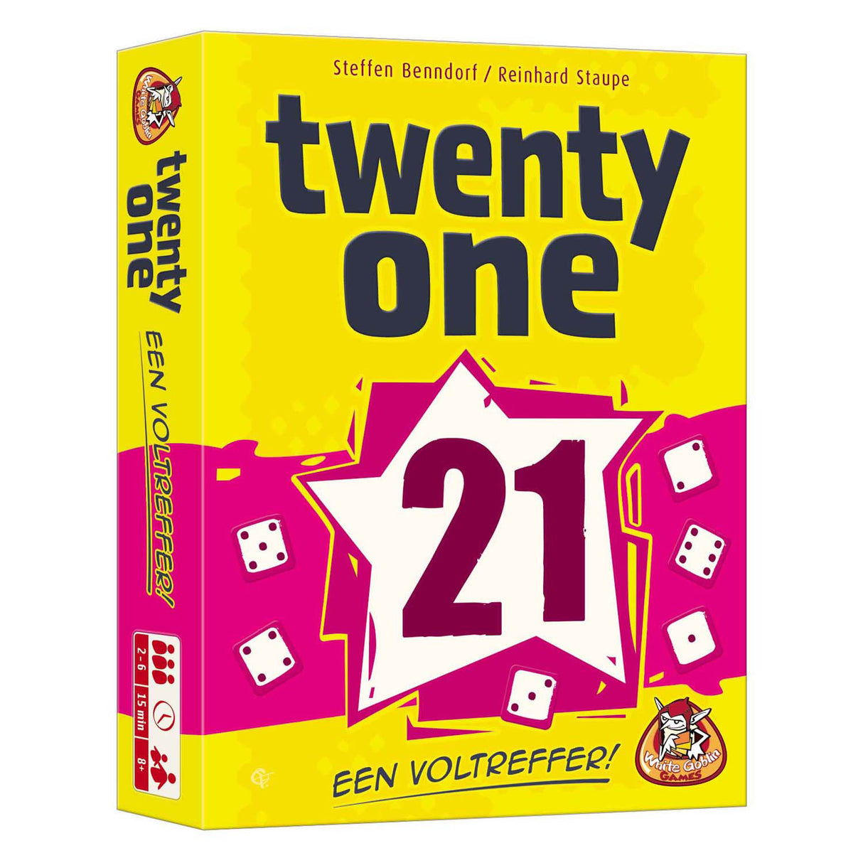 White goblin games twenty one 21 dobbelspel