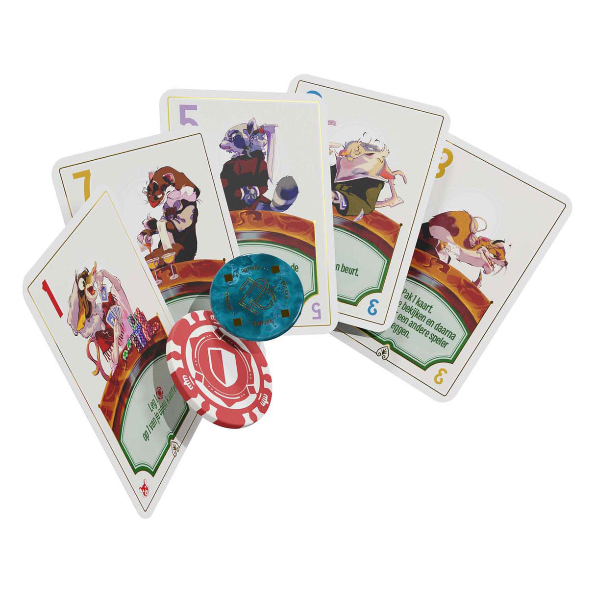 White goblin games - ratjack - kaartspel - 2 tot 4 spelers - 20 minuten - vanaf 10 jaar - vlot en interactief kaartspel