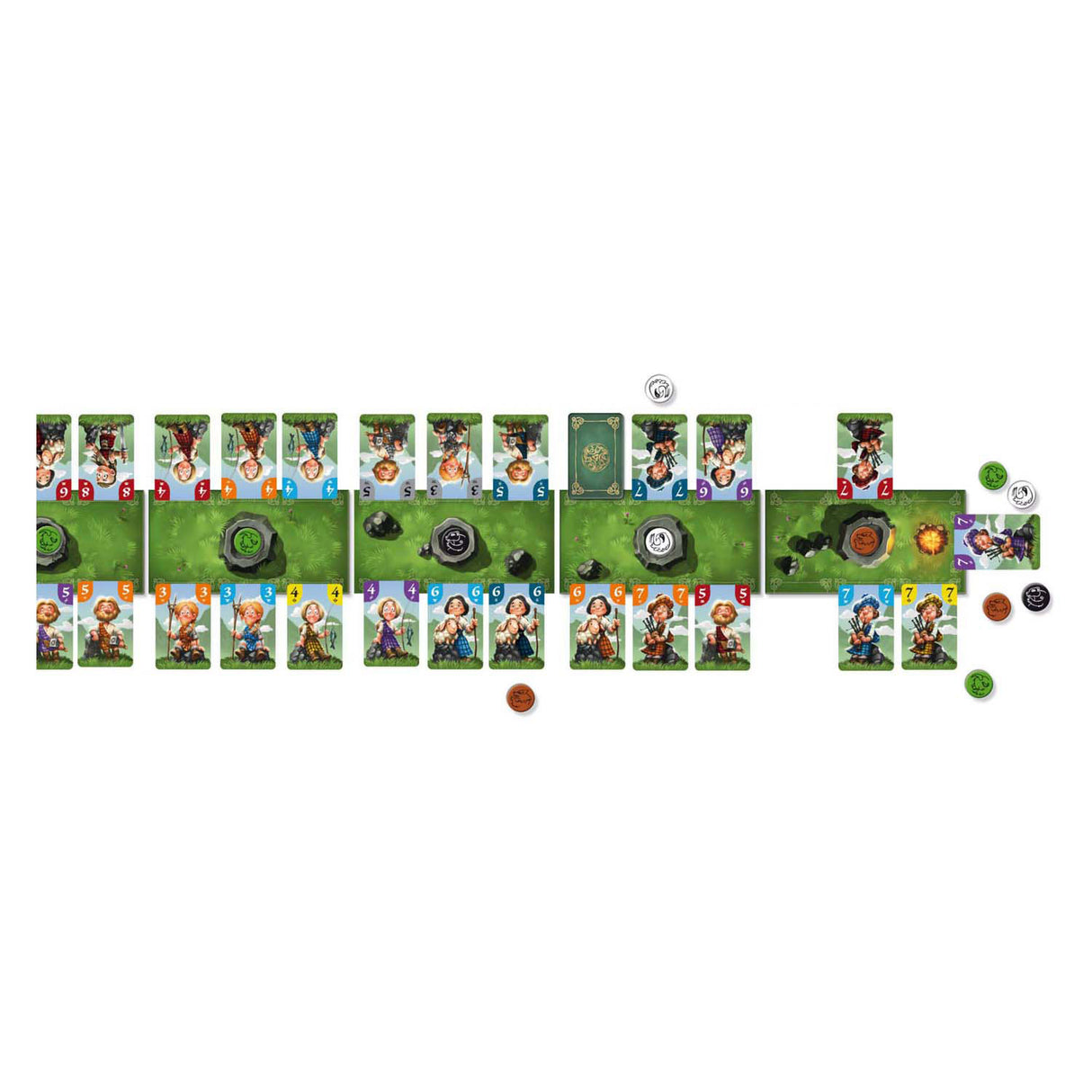 White goblin games sluwe schotten - kaartspel