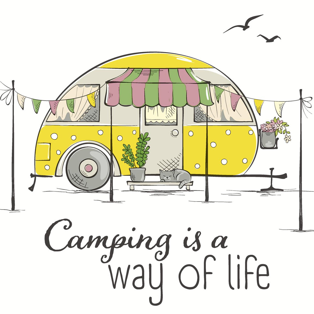 Duni servetten camp life 33x33cm