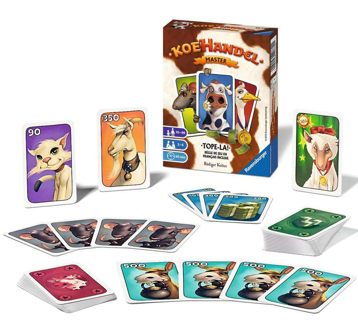 Ravensburger koehandel master - kaartspel